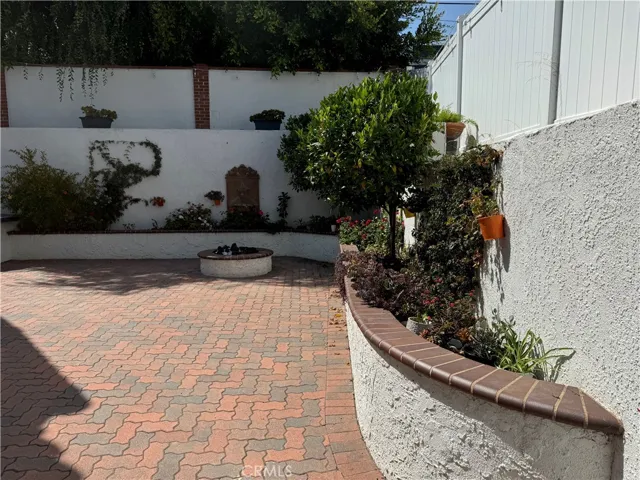 Partial view of backyard
