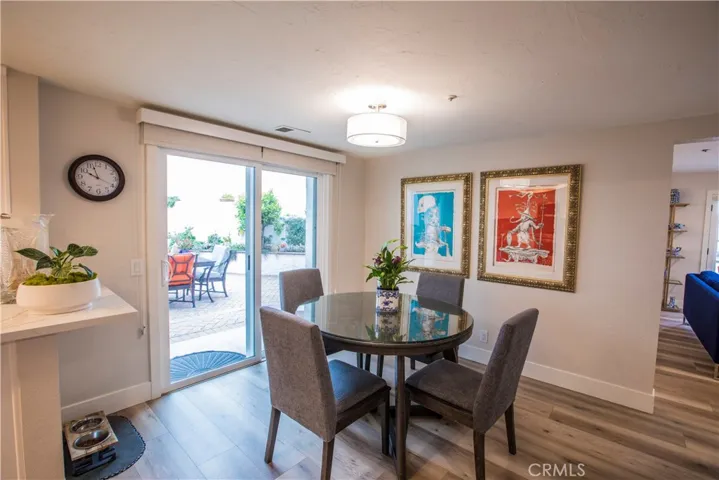 Dining area off kitchen.