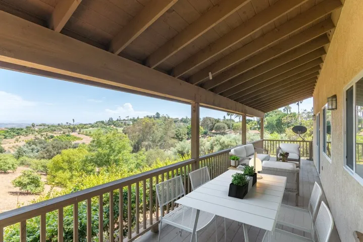 Virtually staged casita/ADU deck