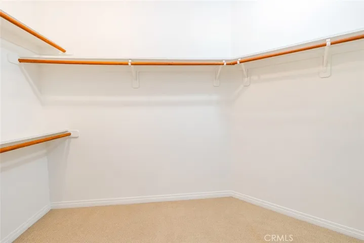 The primary bedroom features a generous walk-in closet.
