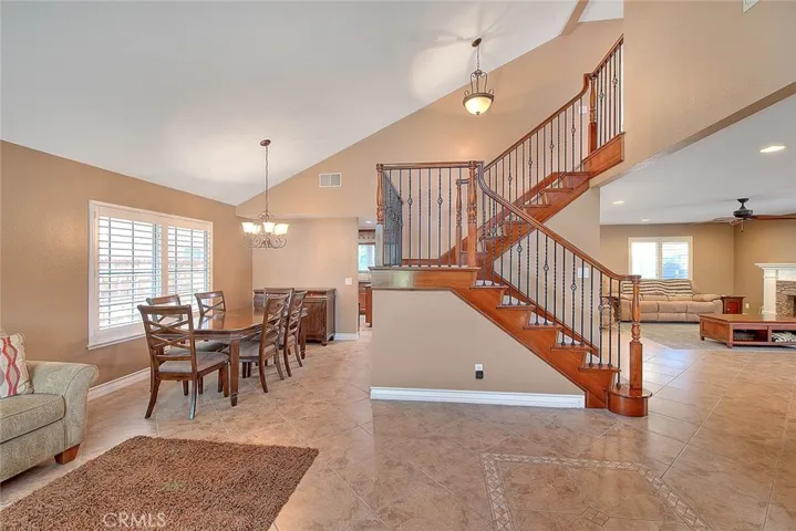 Large tiled floor