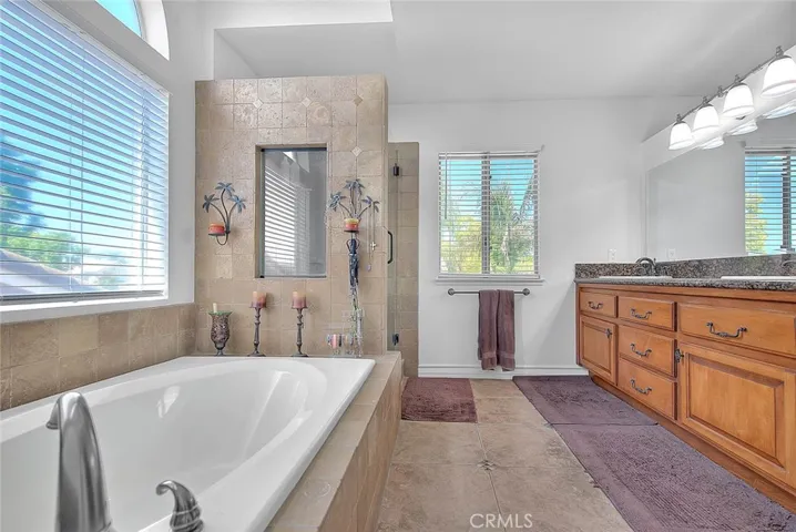 Custom vanity and tile work