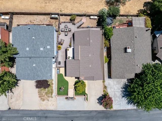 Aerial shot of home