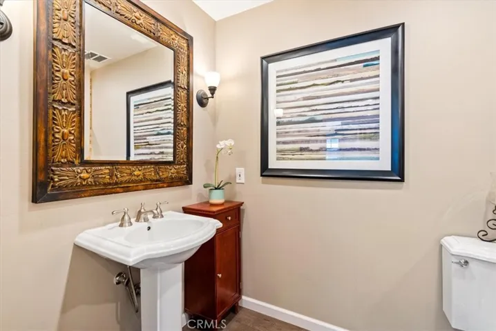 Hallway bathroom