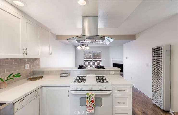 Open concept kitchen