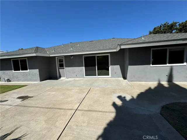 The back of the home.