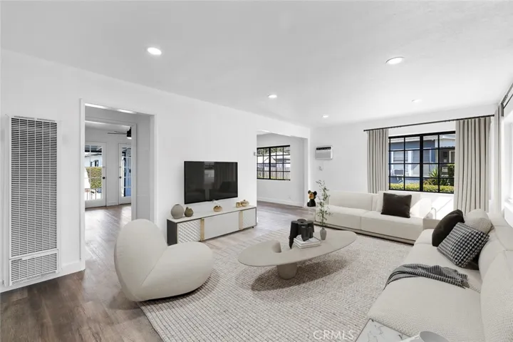 Virtually staged Living Room