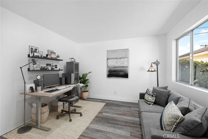 Virtually staged Den/ Office/Craft Room