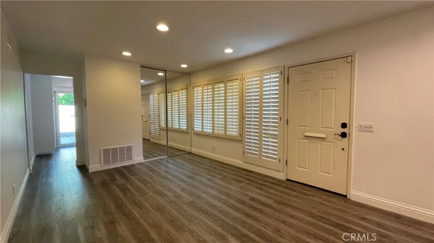 Entry and dining area