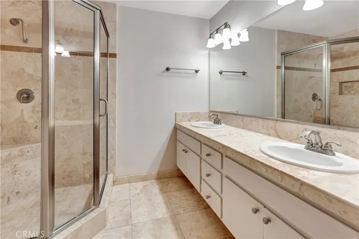 Secondary Bath Upstairs Supporting Bedrooms and Also Has a Separate Bathtub
