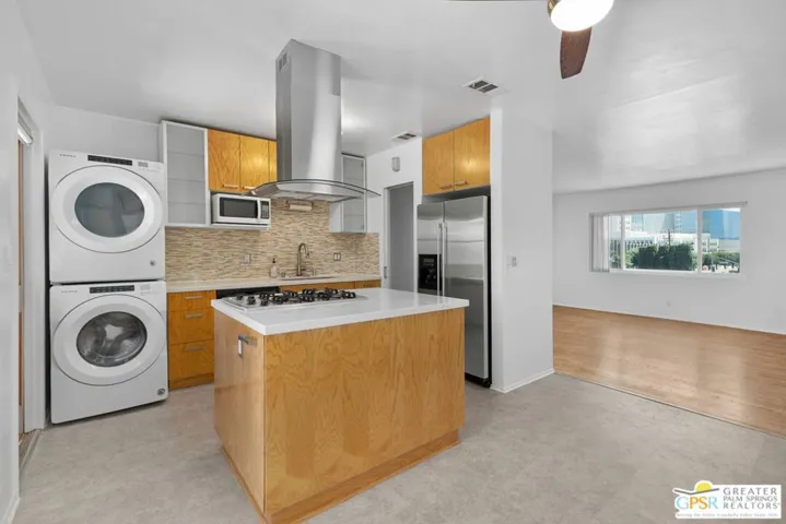 kitchen and pantry in corner