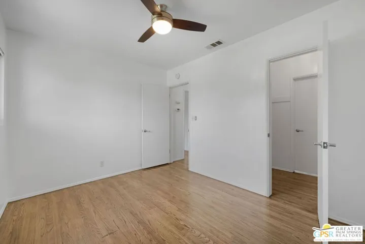 front bedroom and closet