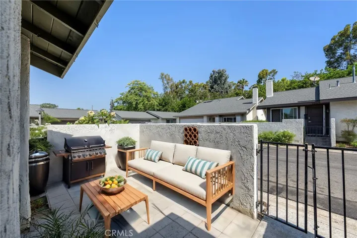 Front Patio Virtually Staged