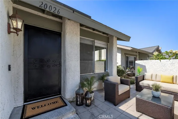 Front Patio Virtually Staged