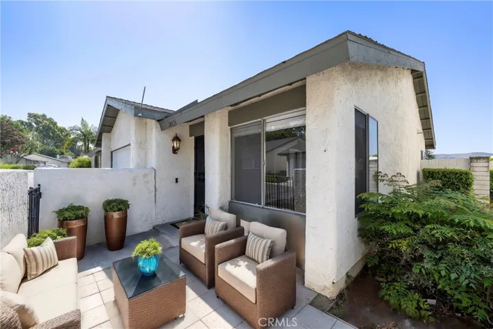 Front Patio Virtually Staged