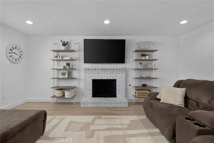 Living Room with Fireplace