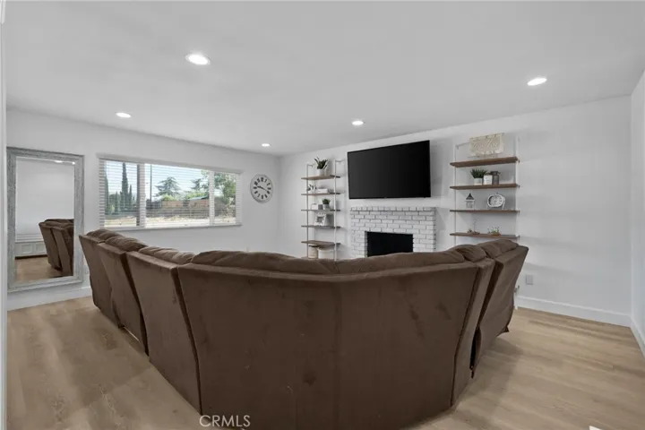 Living Room with Fireplace