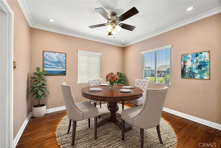 Virtually Staged Dining Room