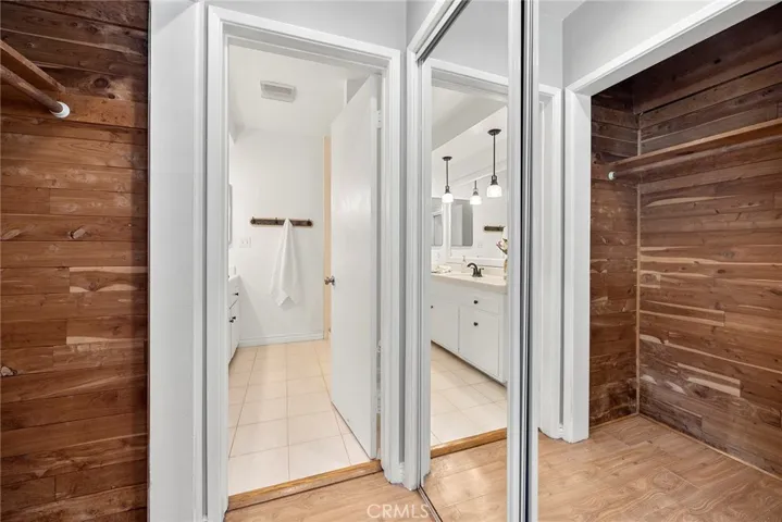 Double Closet in Primary