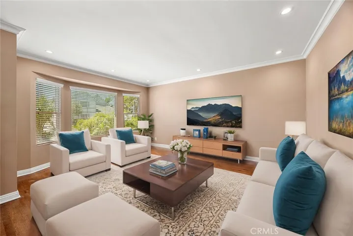 Virtually Staged Living Room