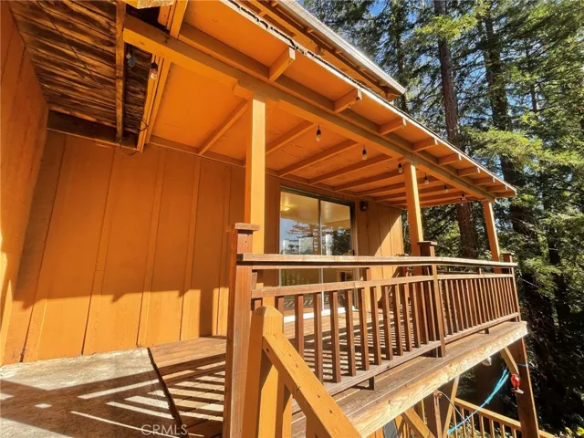Porch and front slider door