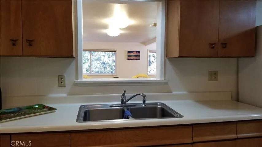 Kitchen with view into Living Room
