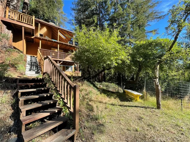 Stairs up to Front Entry, about 20 steps up from parking
