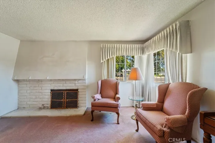 Fireplace.