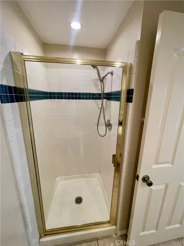 Downstairs shower.