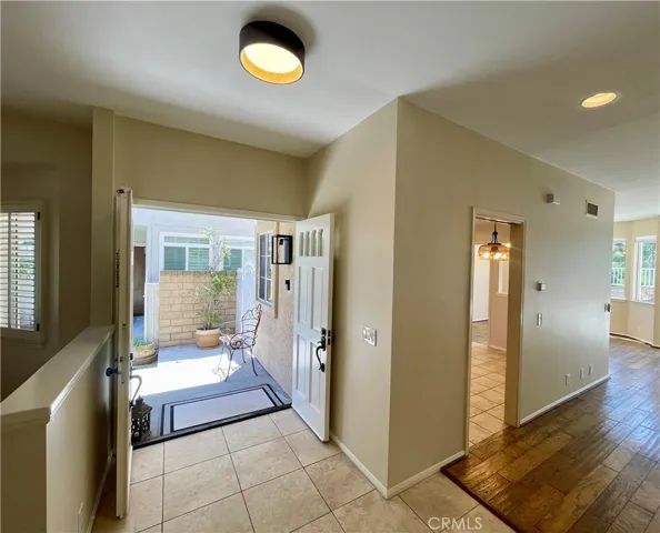There are two entrances to the kitchen - this is one of them.