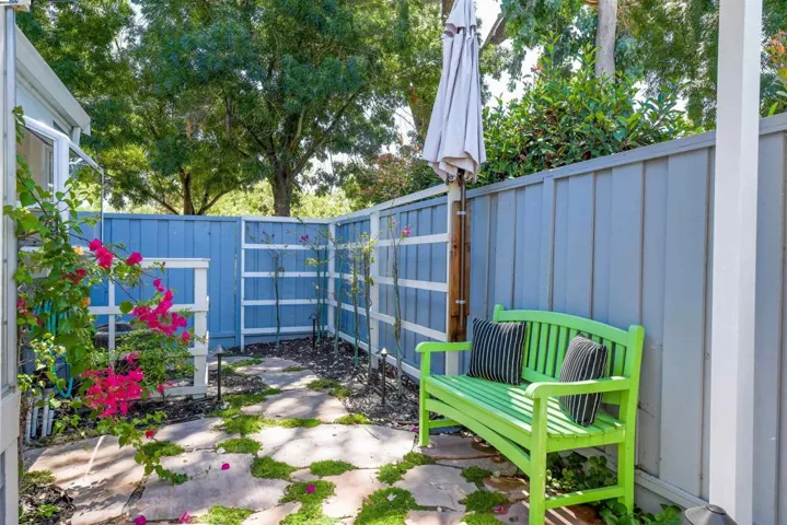 Rear patio