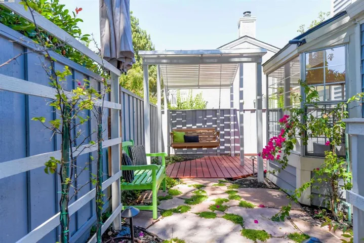 Rear patio