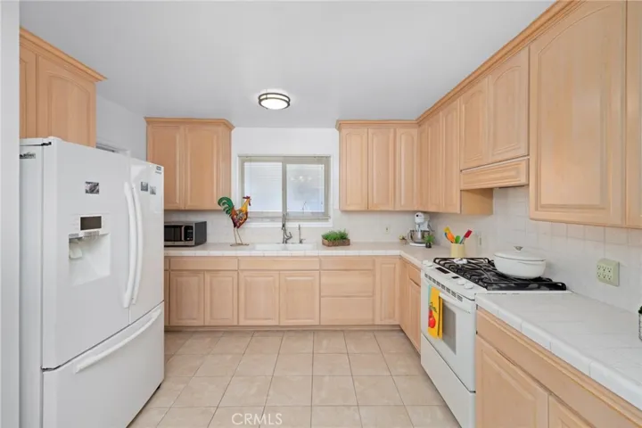 Kitchen has been remodeled since the home was built and cabinets are in great condition.