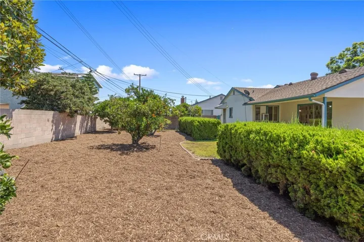 The back part of the yard would be great for a garden or use your imagination!