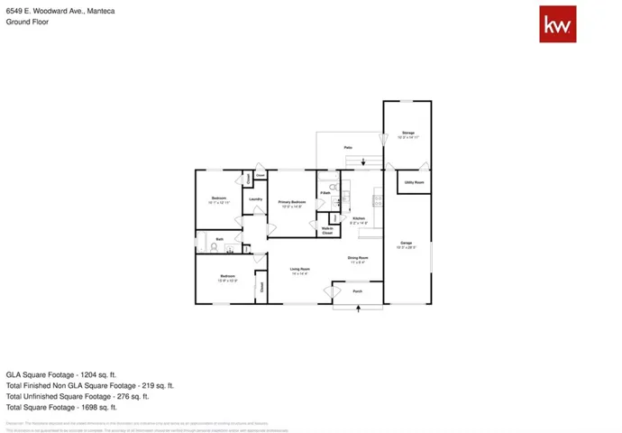 6549 E Woodward Avenue, Manteca, California 95337