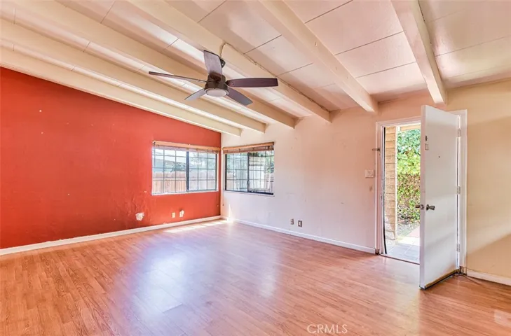 Beamed ceilings in every room