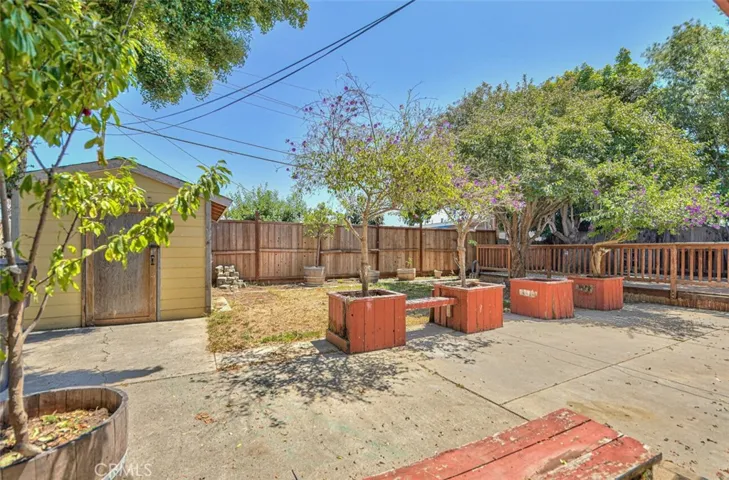 Plenty of space for entertaining or gardening.