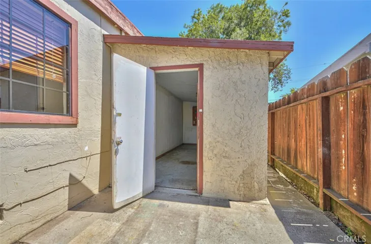 Attached storage room