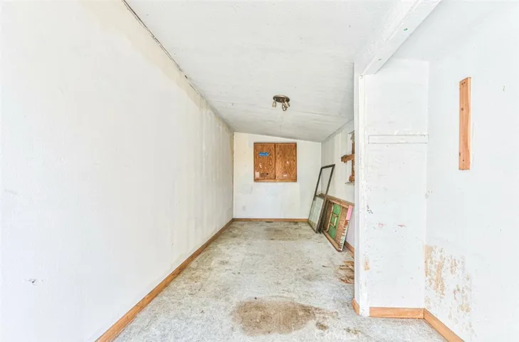 The Interior of  the Attached storage room