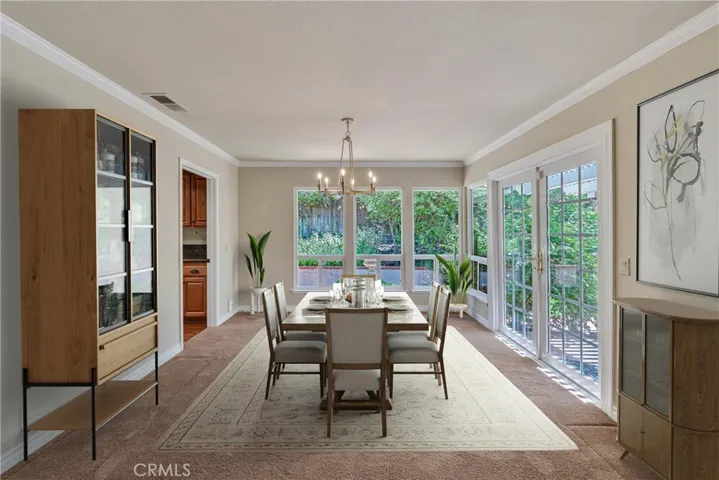 Virtually Staged Dining Room