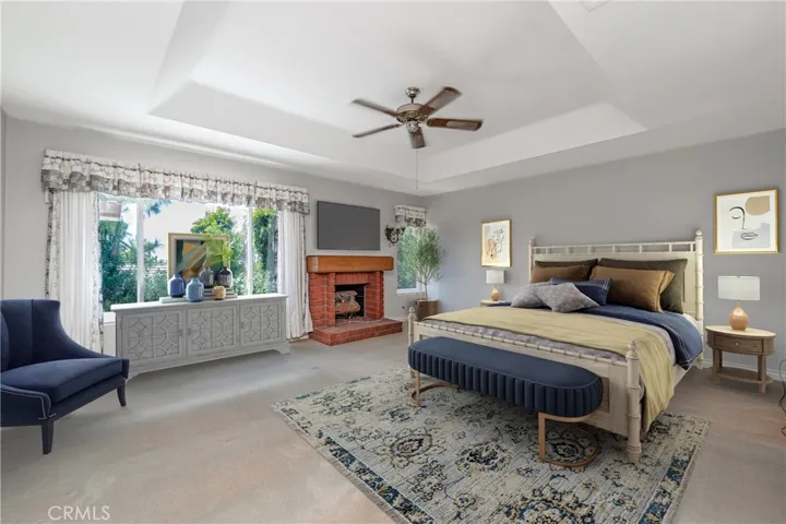 Virtually Staged Primary Bdrm