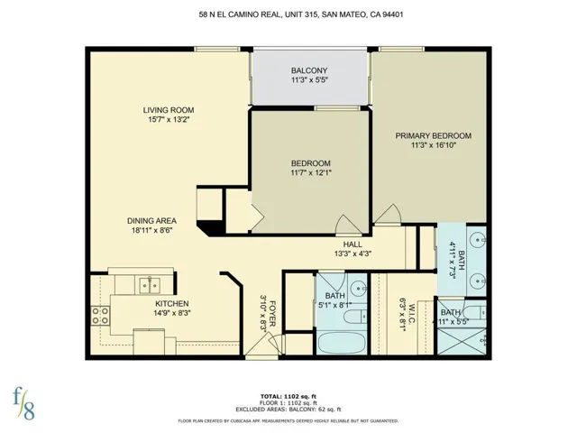 58 N El Camino Real 315, San Mateo, California 94401
