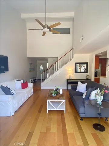 view from patio doors toward front