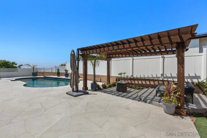 Oversized new pergola