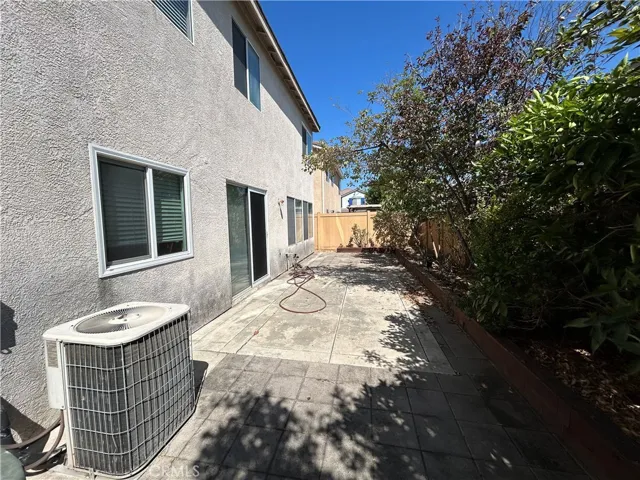 Backyard patio