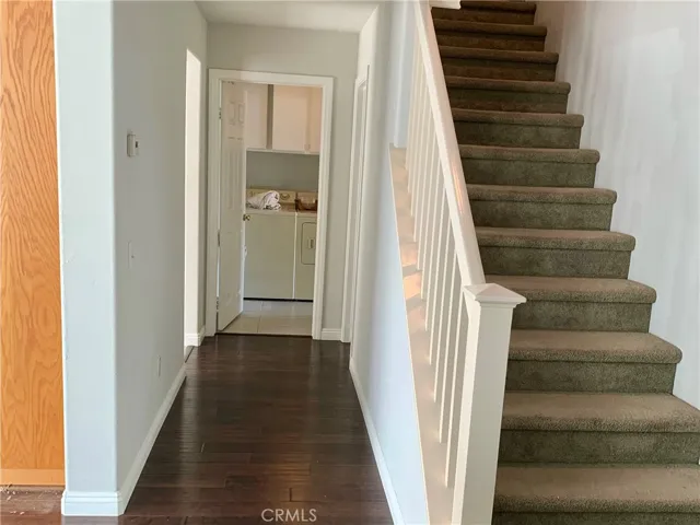 Laundry room with garage access