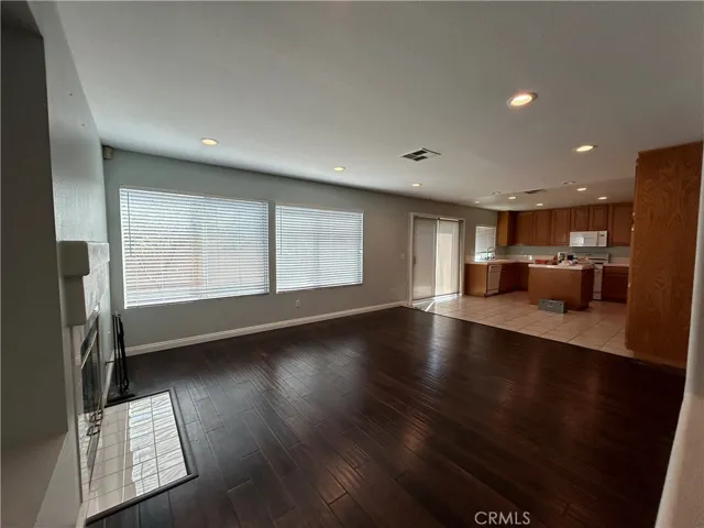 Family Room open to kitchen