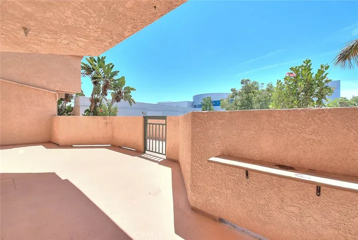 Back patio off living room