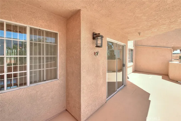Back patio off living room