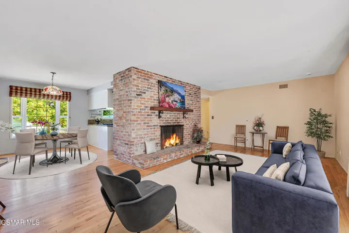 Virtually Staged Living Room